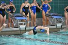 Swim vs Bentley  Wheaton College Swimming & Diving vs Bentley University. - Photo by Keith Nordstrom : Wheaton, Swimming & Diving